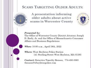 Scams Targeting Adults