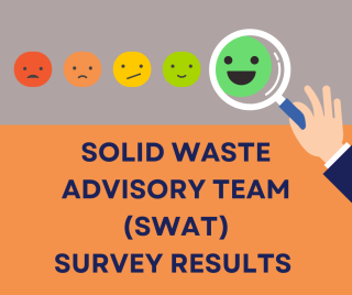 Solid Waste Advisory Team (SWAT) Survey results with emojis