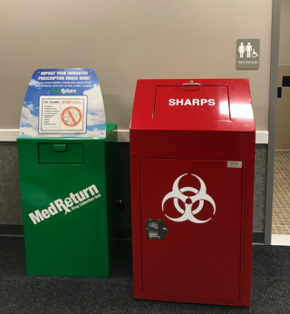 Image of Medication and Sharps Disposal Containers