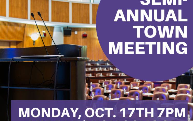 Semi Annual Town Meeting Monday, October 17th 7PM Middle/High School