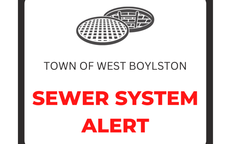 Town Sewer System Alert