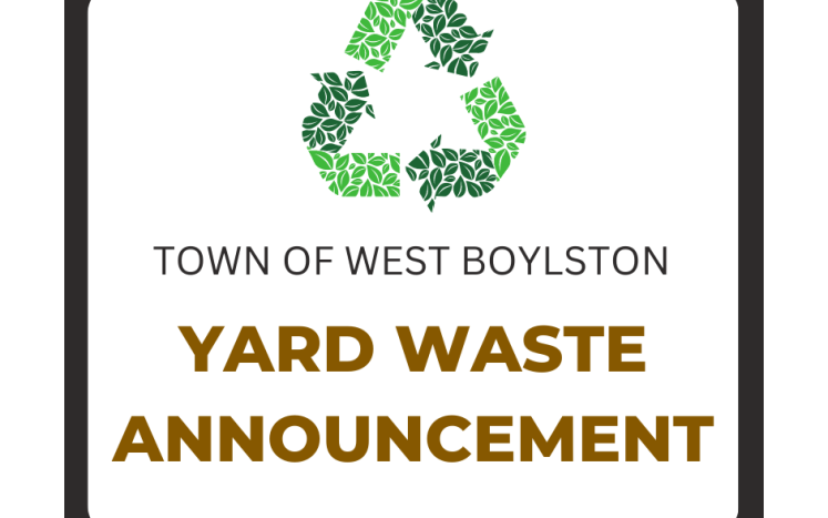 Yard Waste Announcement